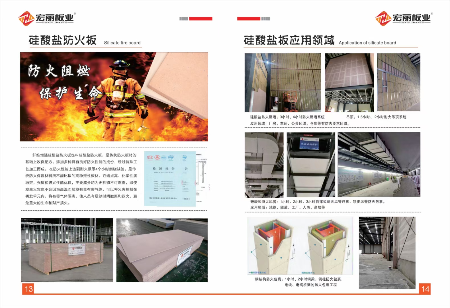 宏丽硅酸盐防火板，通过国家防火建材检验中心，型式检测A1 认证